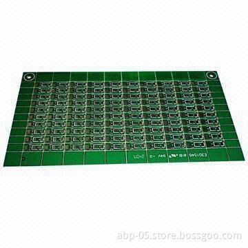 2-layered PCB with 1.6mm Board Thickness and 4 Mils Minimum Track Space, RoHS Mark